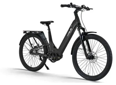 Zdjęcie produktu dla VOGUE Artemis - Rower elektryczny - 28 cali - Silnik 250W - Zasięg 90 km - 7 biegów - Hydrauliczne hamulce tarczowe - Akumulator 468Wh - Niskie wejście - Czarny matowy