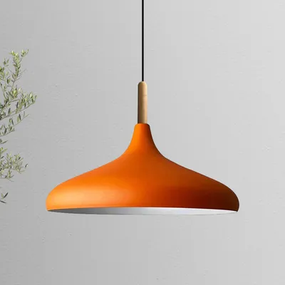 Produktbild von Pendelleuchte | Champion | Metall Kücheninsel  Pendelleuchte Industrial Orange Vintage Hängelampe
