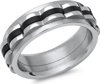 Produktbild von Anti Stress Ring mit Spinning Tool und schwarzen Details R5047