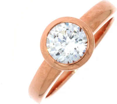 Produktbild von 945-00001 Ring mit Zirkonia rosèvergoldet Gooix
