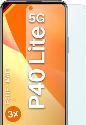 Produktbild von moex® 3x Schutzfolie kompatibel mit Huawei P40 Lite 5G - Displayschutzfolie Anti Reflex Folie, Matt
