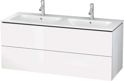 Produktbild von Duravit L-Cube Waschtischunterbau wandhängend, 2 Schubkästen, 1290x550x481mm, LC625801616