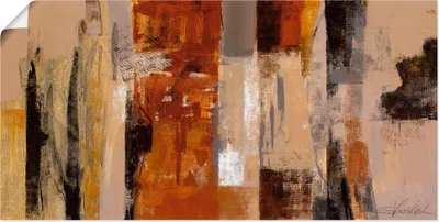 Produktbild von ARTland Poster Stadt-Morgen Größe: 60x30 cm