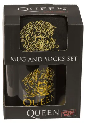 Produktbild von Queen Geschenkset für Fans - Tasse und Socken