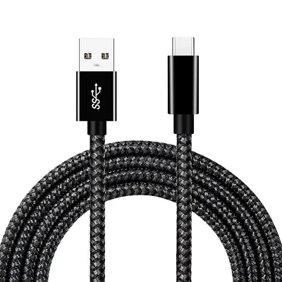 Obrázok produktu pre INF Dátový kábel USB typu A až C 3.2 60 W Čierna+šedá S