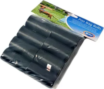 Obrázek produktu pro Duvoplus Hundekotbeutel classic schwarz - 16 x 20 Stück