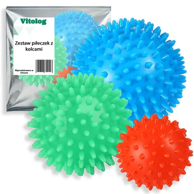 Obrázok produktu pre Vitolog Loptička Na Masáž Tela Svalov Rehabilitačná Loptička Na Rolovanie S Tŕňmi 3