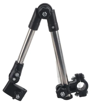Produktbild von 360° verstellbarer Regenschirm-Stretch-Halter, Ständer für Kinderwagen, Kinderwagen, Fahrradstuhl, Schwarz
