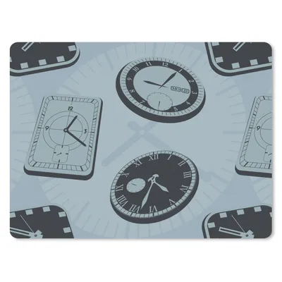 Produktbild von MuchoWow® Mauspad Mousepad Uhr - Muster - Vintage 40x30 cm - Mousepads - Maus Mat - Pad - Mausunterlage - Anti Rutsch