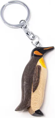 Produktbild von Schlüsselanhänger aus Holz - Königspinguin