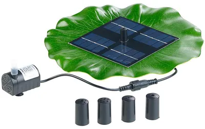 Image de Fontaine de bassin flottante solaire avec pompe et 4 buses
