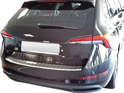 Zdjęcie produktu dla Matowa osłona zderzaka ze stali nierdzewnej dla SKODA SCALA | od roku modelowego 2018- | z fazowaniem