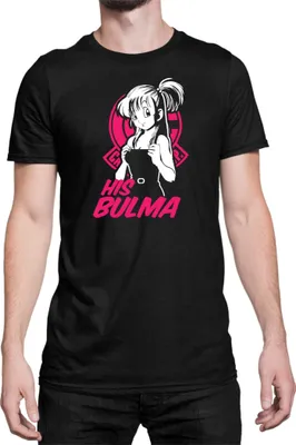 Immagine prodotto di Maglietta da uomo Dragon Anime Manga Ball Z Bulma 02, Man S , Noir