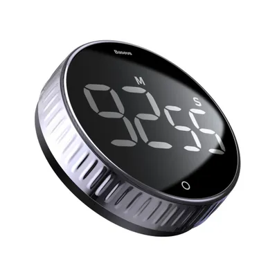 Produktbild von Baseus Heyo Drehbare Zeitschaltuhr Elektronische Zeitschaltuhr Schwarz