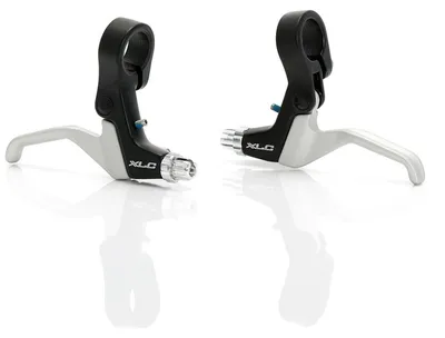 Produktbild von XLC BL-V03 Bremshebelset Bremsen Set Mini V-Brake Cantilever Fahrradbremse Felgenbremse Bremshebel Canti U-Brake, Farbe:schwarz