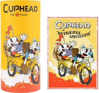 Obrázek produktu pro Erik Editores Cuphead Explorer Riders Puzzle 500 dílků Pestrobarevné Pestrobarevné Jedna velikost