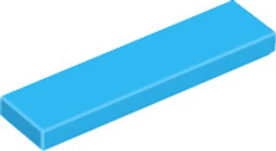 Image de 25 pièces LEGO, pièce c. 2431, Bleu foncé