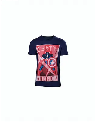 Produktbild von Marvel T-Shirt -L- Captain America, blau