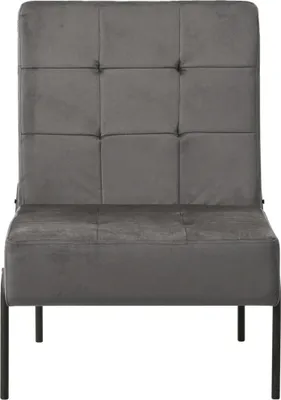 Produktbild von vidaXL Relaxstuhl 65x79x87 cm Dunkelgrau Samt