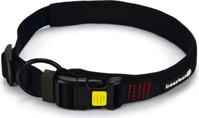 Produktbild von Beeztees Parinca Premium - Hundehalsband - Nylon - schwarz - 55-60 cm x