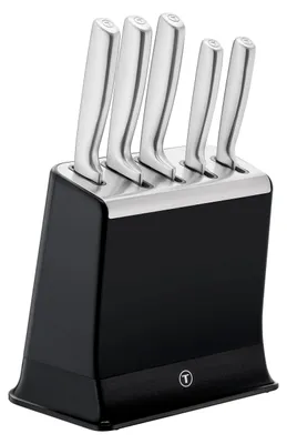 Zdjęcie produktu dla Tefal EverSharp K2976S04, Zestaw noży, Stal nierdzewna, Stal nierdzewna, Czarny, Stal nierdzewna, Chiny