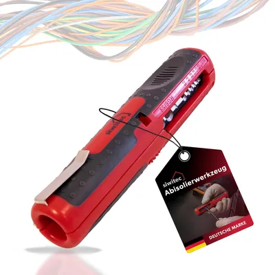 Imagen del producto de Pelacables para cables, diámetro 8-13 mm, sección del conductor 0,2-4,0 mm², herramienta de pelado