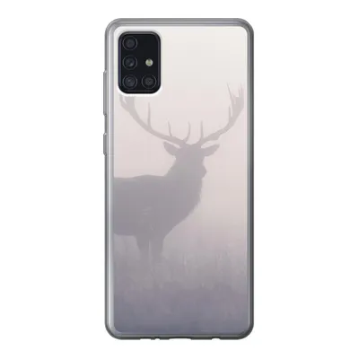 Produktbild von MuchoWow® Handyhülle Schutzhülle Hülle für Samsung Galaxy A52 5G Hirsche - Nebel - Morgen Silikon Softcase Handy Hülle - Umschlag