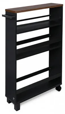 Produktbild von Bomoe Nischenregal 15cm breit Hylla, 79x50cm, Braun Schwarz