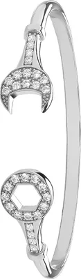 Productafbeelding van Zilveren ketting met een bedel, fijn zilver 925, met zirconiumoxide – 10 gram; TRS37852