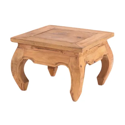 Obrázok produktu pre OPIUMTABLE "EAST 50" | 50x50x35cm, mahagón | stolík | farba: 08 medová voskovaná