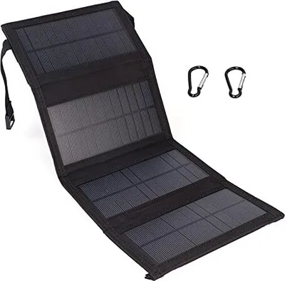 Produktbild von 20 W faltbare Solarpanel, tragbares Ladegerät, monokristalline Zelle, System, komplettes Set, Camping, Wohnmobil, Gartenschuppen, Boot