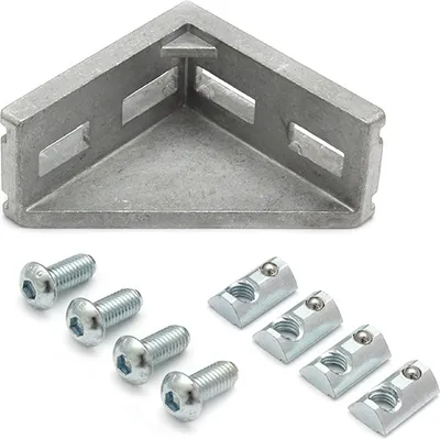 Produktbild von Winkel 40x80 I-Typ Nut 8 inkl. Befestigungssatz