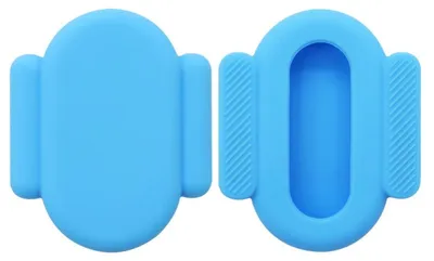 Produktbild von INF Silikon Hülle magnetisch für SmartTag2 Gaaxy arTag2 4.7x5.6cm Auto Himmelblau