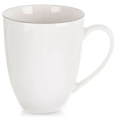 Produktbild von Porzellanbecher, weiß, 390 ml, spülmaschinen- und mikrowellengeeignet