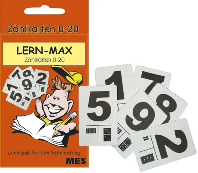Produktbild von SEEHAUS 1992 Lernfix Zählkarten 0-20 in Schachtel