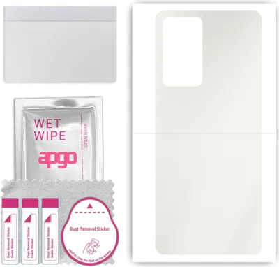 Produktbild von apgo Rückseite Schutzfolie, Matt, kompatibel mit Infinix Note 11S, Hinten Hydrogel-Displayschutzfolie mit Positionierhilfe, kratzfest, einfache Montage