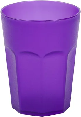 Produktbild von Lila Kunststoffbecher für Getränke, Mehrweg-Trinkbecher 0,4 l
