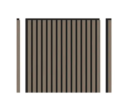 Produktbild von DECOHAUS – Akustikpaneel Champagner-Silber Metall, 4 Stück à 600×600×21,5 mm