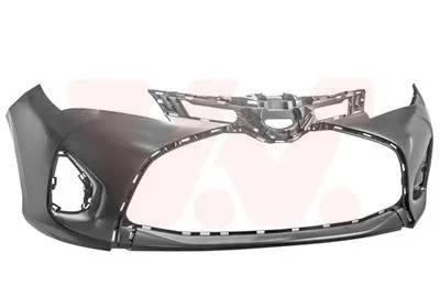 Produktbild von VAN WEZEL Stoßstange Stoßfänger für TOYOTA Yaris Schrägheck (P13) Glatt Schwarz 5428570