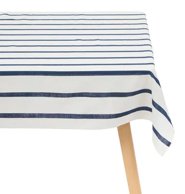Produktbild von Rechteckige Tischdecke Oceania 240x140cm Baumwolle weiß