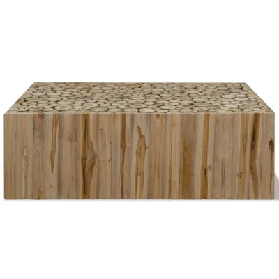 Produktbild von vidaXL Couchtisch Echtes Teakholz 90x50x30 cm