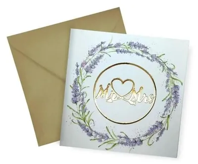 Produktbild von Pass „Hochzeit Lavendel 3D-Lack“ – Henry