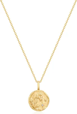 Produktbild von Glanzstücke München Halskette Geburtsblume September Prunkwinde Sterling Silber Zirkonia 50084316