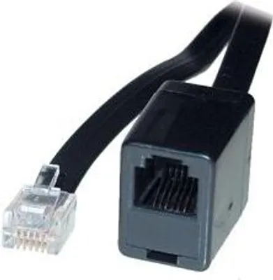 Produktbild von RJ12 Telefonverlängerung  1:1 6p6c Stecker an Buchse, 3m, Good Connections®