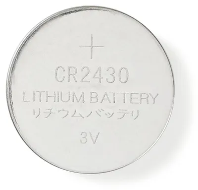 Produktbild von Nedis Lithium-Knopfzelle CR2430 - 3 V DC - 5-Pack