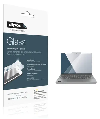 Immagine prodotto di 2x Pellicola Protettiva per Lenovo IdeaPad 5 2-in-1 14 Zoll Protezione Vetro Flessibile 9H dipos