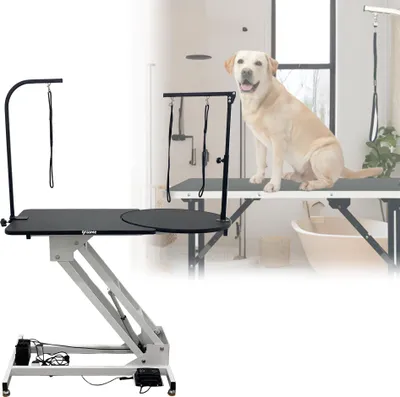 Produktbild von Tierpflegetisch Trimmtisch Veterinärtisch eine Leine elektrischer Antrieb drehbar
