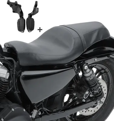 Immagine prodotto di Sella a doppia panca per Harley Davidson Sportster 1200 Iron 18-20 + passeggero