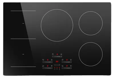 Produktbild von Induktionskochfeld, 5 Kochzonen, Touch-Bedienung, schwarz, 220V-240V EU-Stecker