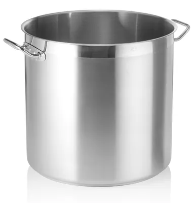 Image de Marmite à soupe professionnelle en acier inoxydable avec couvercle, 100,0 litres, ØxH : 50 x 51 cm